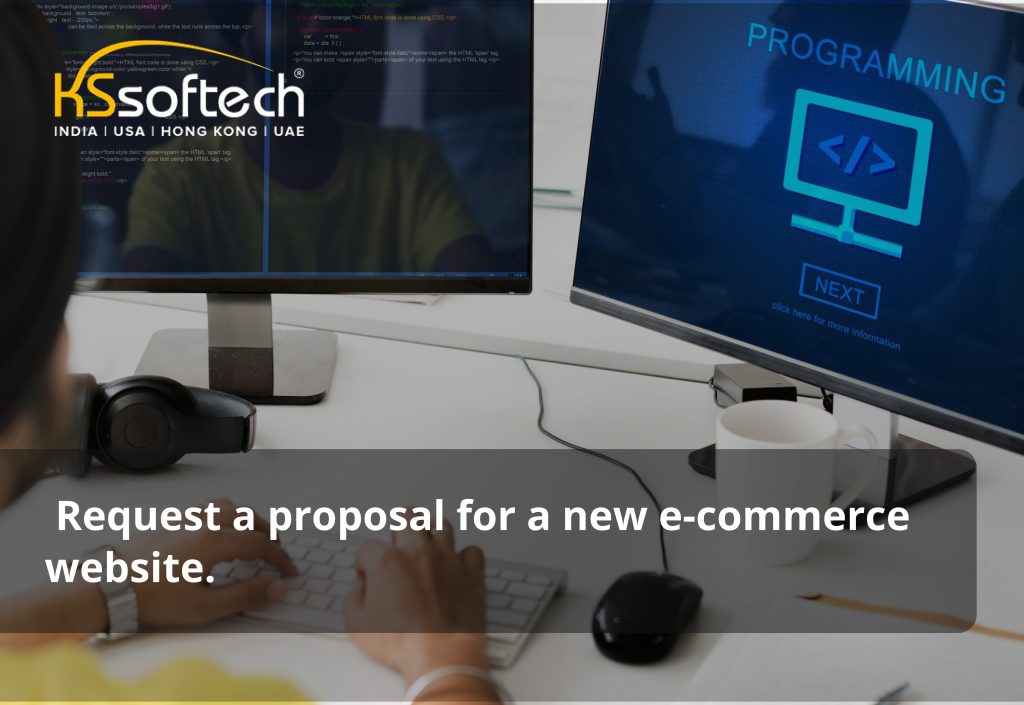 Request a proposal for a new e-commerce website